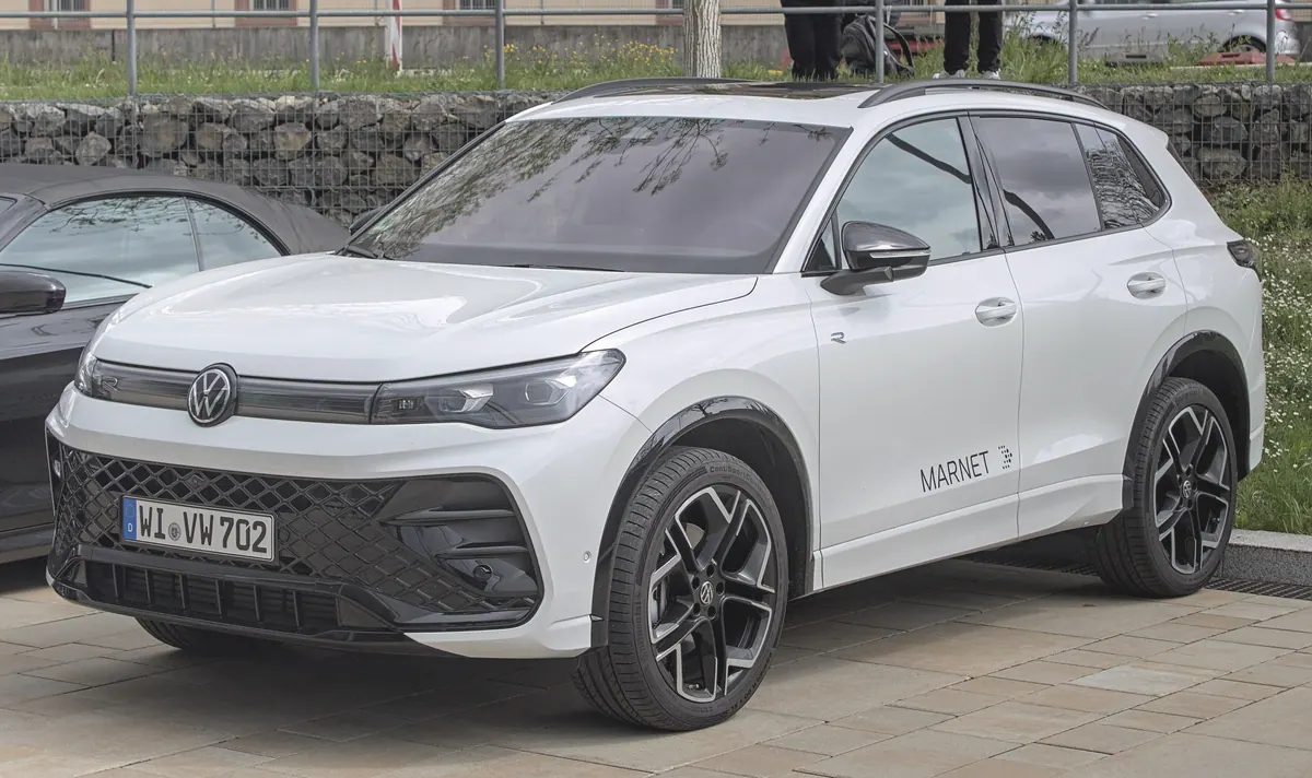 Volkswagen Tiguan de troisième génération, blanc (photo d’illustration)