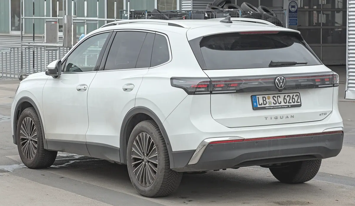Volkswagen Tiguan, vue arrière (photo d’illustration)